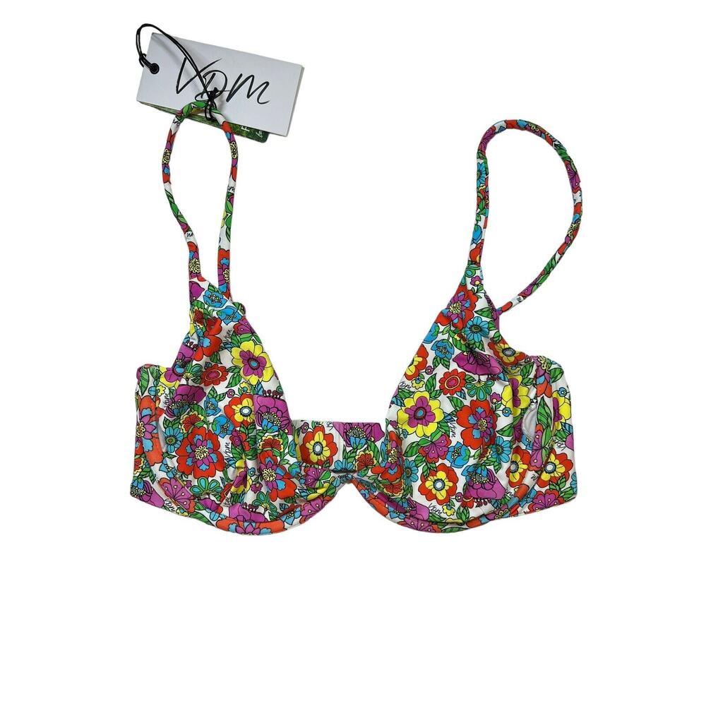 VDM the Label‎ Floral Bikini Top Medium New